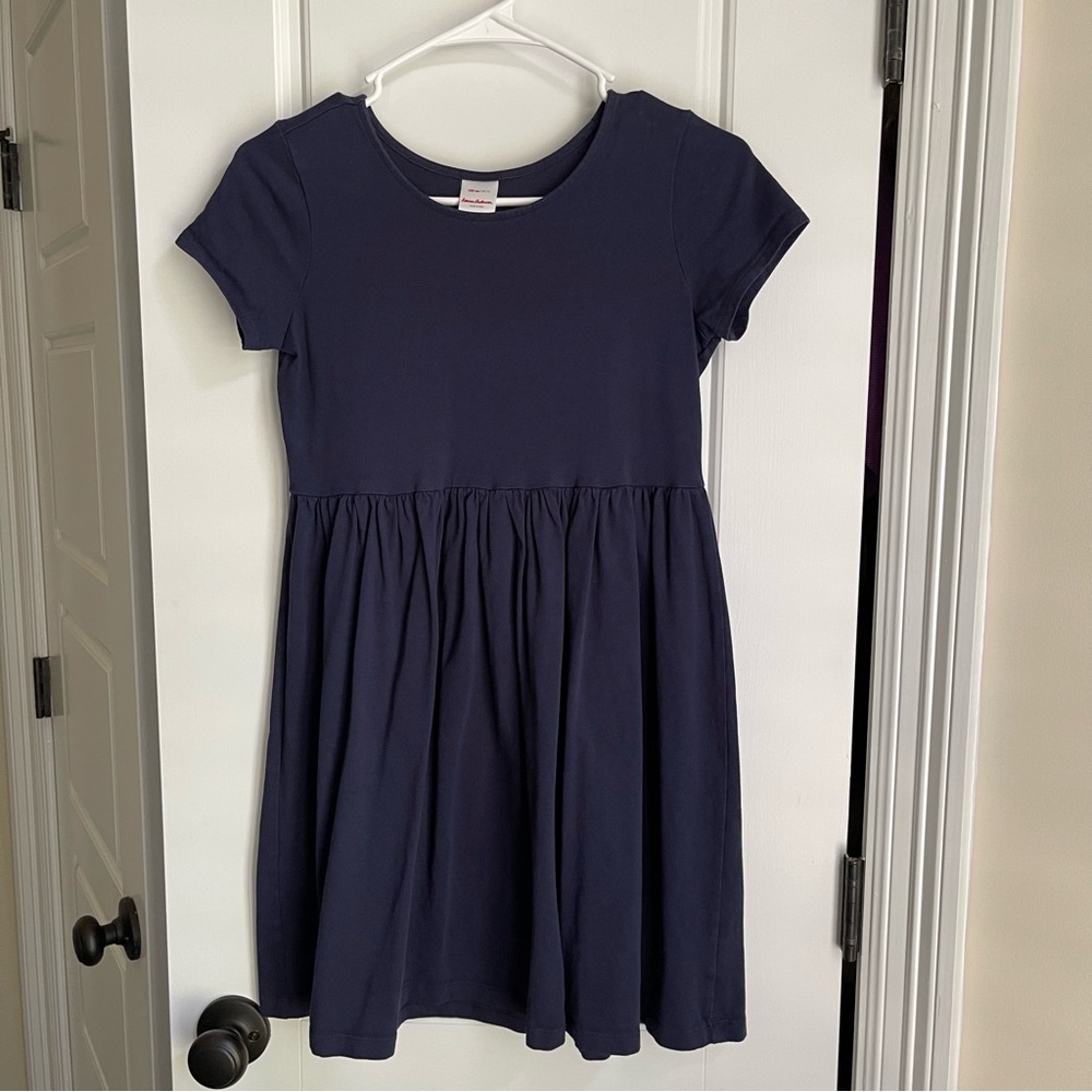 Hanna Andersson Navy Dress Size 150 (12)